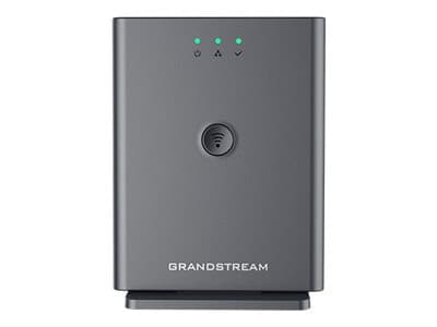 Grandstream DP755 - Trådløs telefonbasestasjon / VoIP telefonbasestasjon - DECT - treveis anropskapasitet - SIP - 20 linjer Sort