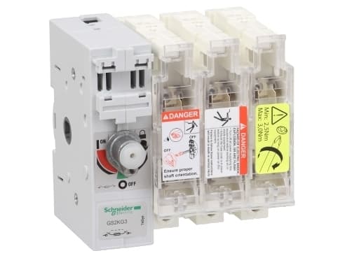 Schneider Electric GS2K, 3P, 750 V, 8 kV, 50/60 Hz, 100 A, 850 °C