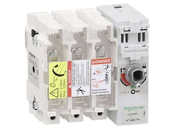 Schneider Electric GS2D, 3P, 750 V, 8 kV, 50/60 Hz, 20 A, 960 °C