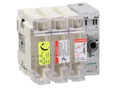 Schneider Electric GS2J, 3P, 750 V, 8 kV, 50/60 Hz, 100 A, 850 °C