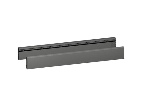 Rittal VX 8660.035, Trimpanel, Svart, Stål, 1000 mm, 100 mm, 3,4 kg