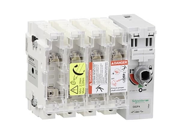 Schneider Electric GS2F, 4P, 750 V, 8 kV, 50/60 Hz, 40 A, 850 °C