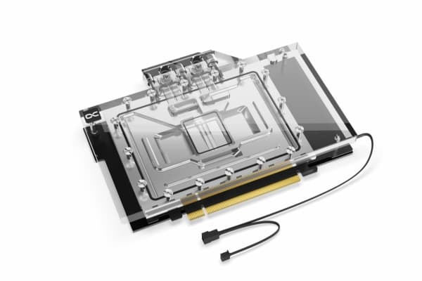 Alphacool 13838, Bakplate, Akryl, Aluminium, Kromfarget, Kopper, Sort, Gjennomsiktig, 1/4", 3-pin, 152,5 mm