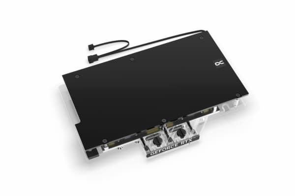 Alphacool 13838, Bakplate, Akryl, Aluminium, Kromfarget, Kopper, Sort, Gjennomsiktig, 1/4", 3-pin, 152,5 mm