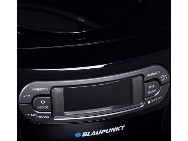 Blaupunkt BB18BK, 1,27 kg, Svart, Bärbar CD-spelare