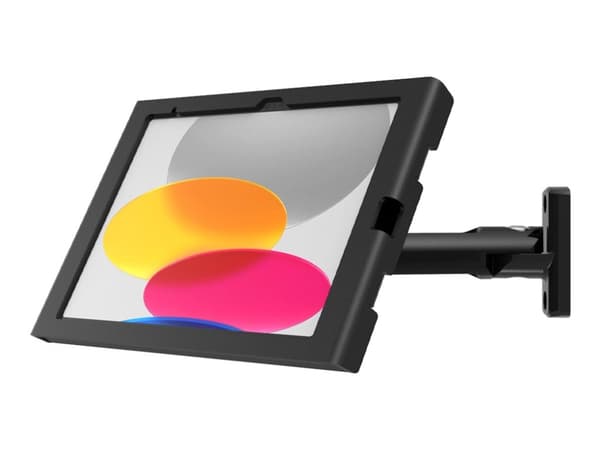 Compulocks iPad 10th-11th (A16) Gen Swell Enclosure Swing Wall Mount Black - Hölje - för surfplatta - svart - skärmstorlek: 10.9" - för Apple 10.9-in