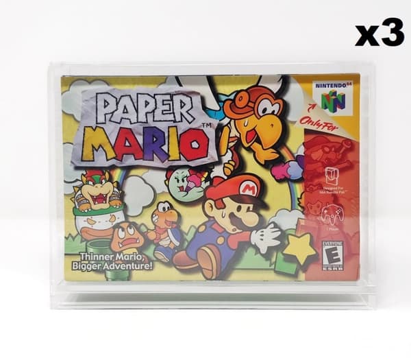 Akryylirasia SNES/N64 (3kpl)