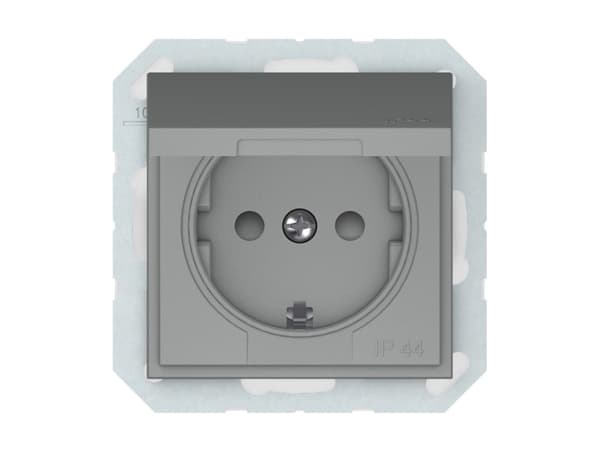 Vilma Socket Grey Ip44 Rp16-003-22 Qr1000