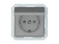Miniatyrbild 1 av 5: Vilma Socket Grey Ip44 Rp16-003-22 Qr1000