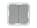 Miniatyrbilde 3 av 4: Vilma Switch 2Gang Grey P510-020-02 Qr1000
