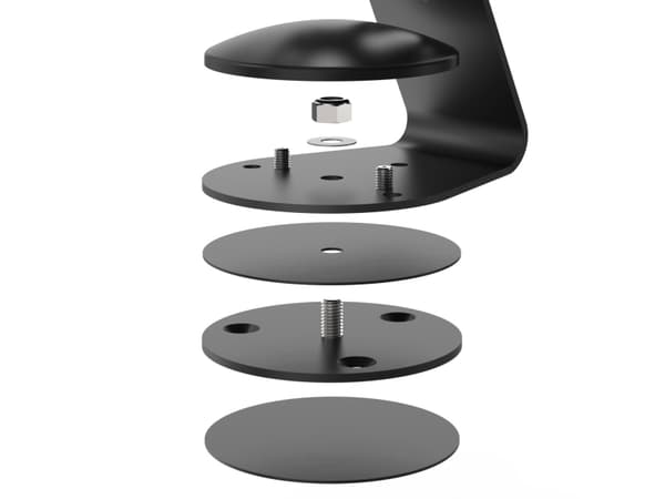 Compulocks Swivel Base for Core Stand - Vridbar bas - svart - stativ, monterbart