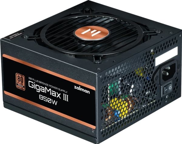 ZALMAN GigaMax III ZM850-GV3 - Strømforsyning (intern) - ATX12V 3.0 - 80 PLUS Bronze - AC 200-240 V - 850 watt - aktiv PFC