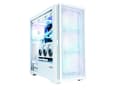 Miniatyrbilde 4 av 5: Zalman Z10 DUO - Mid tower - ATX - sidepanel med vindu (herdet glass) - ingen strømforsyning (ATX) - hvit - USB/lyd