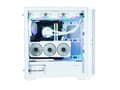 Miniatyrbilde 5 av 5: Zalman Z10 DUO - Mid tower - ATX - sidepanel med vindu (herdet glass) - ingen strømforsyning (ATX) - hvit - USB/lyd
