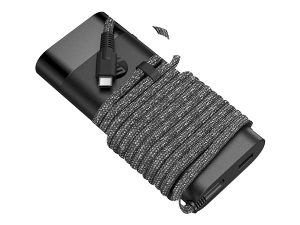 HP 110W Laptop Charger - Strömadapter - USB-C - AC 115/230 V - 110 Watt - utgångskontakter: 2 - Europa - svart