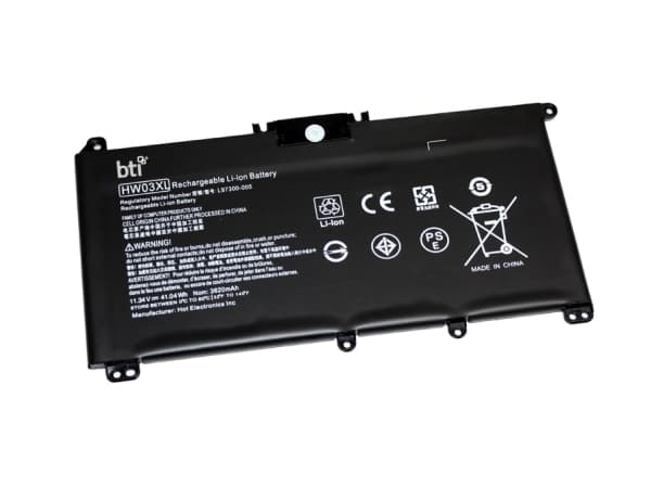 BTI - Batteri för bärbar dator (likvärdigt med: HP HW03XL, HP HW03041XL, HP L96887-1D1, HP L97300-005) - 3619 mAh - 41 Wh - för HP 17-cpXX, 240 G9, 2