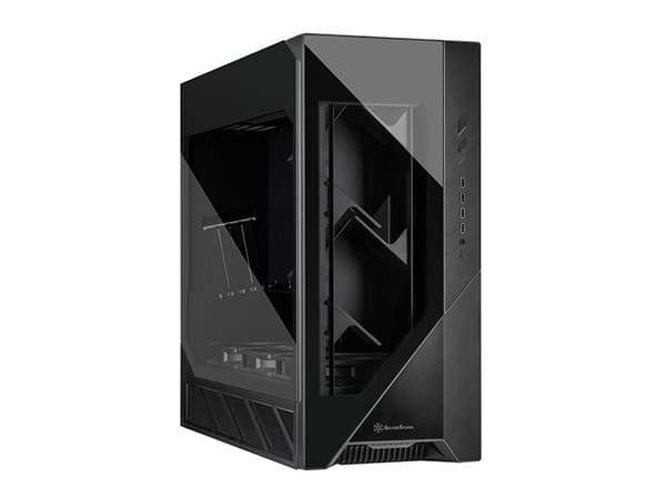 Silverstone SST-ALF2B-G, PC, Svart, ATX, micro ATX, Mini-ITX, XL-ATX, Gjuten aluminium, Plast, Stål, Härdat glas, 1200 W, PS2