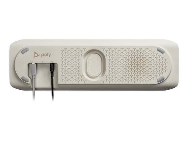 Poly Sync 60 - Smart högtalartelefon - Bluetooth - kabelansluten, trådlös - USB-A, USB-C - svart, silver - Zoomcertifierad