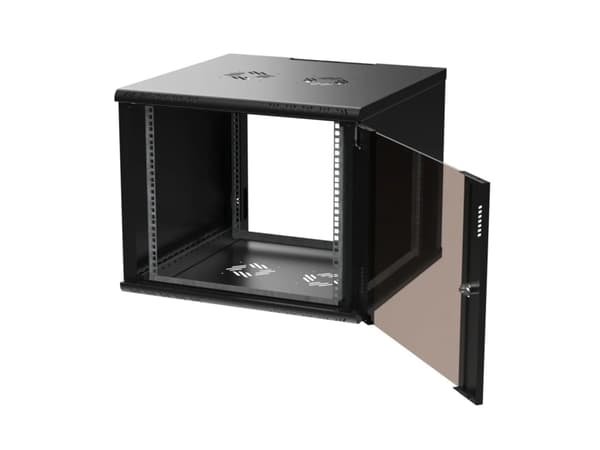 Extralink EX.39359, Väggmonterad rack, 9U, Svart