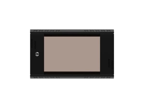 Extralink Premium, Veggmonterbar hylle, 6U, 70 kg, Nøkkellås, Sort