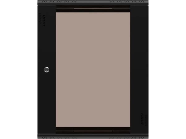 Extralink Premium, Väggmonterad rack, 15U, 70 kg, Knapplås, Svart
