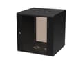 Miniatyrbilde 2 av 4: Extralink Premium, Veggmonterbar hylle, 12U, 70 kg, Nøkkellås, Sort