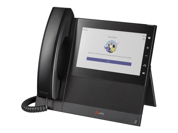 Poly CCX 600 - For Microsoft Teams - VoIP-telefon med anrops-ID/samtale venter - SIP, RTP, RTCP - 24 linjer - svart