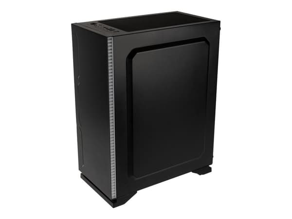 Kolink Inspire K11 ARGB - Mid tower - ATX - genomskinlig sidopanel (härdat glas) - ingen strömförsörjning (ATX) - svart - USB/ljud Svart