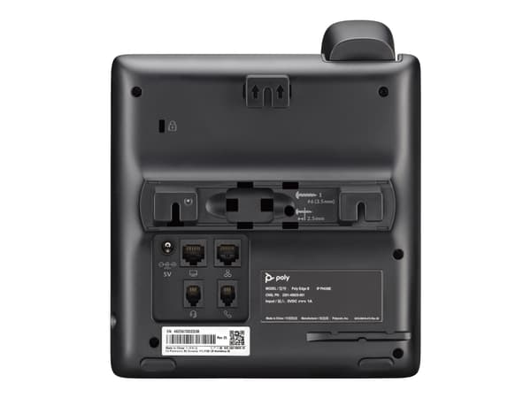 Poly Edge B30 - VoIP-telefon - 5-veis anropskapasitet - SIP - 16 linjer - svart