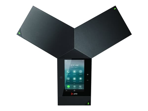 Poly Trio 8800 - VoIP-telefon til konferencer - med Bluetooth-liitäntä - 5-vejs opkaldskapacitet - SIP - 3 linier - lajittelu