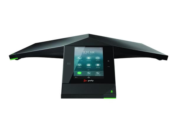 Poly Trio 8800 - VoIP-telefon til konferencer - med Bluetooth-liitäntä - 5-vejs opkaldskapacitet - SIP - 3 linier - lajittelu