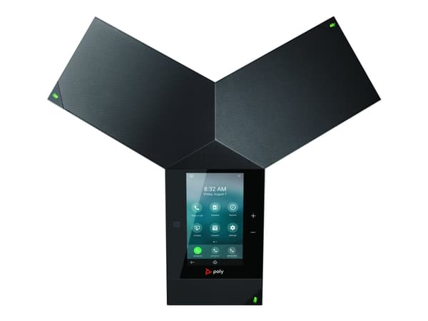 Poly Trio 8800 - VoIP-telefon til konferencer - med Bluetooth-liitäntä - 5-vejs opkaldskapacitet - SIP - 3 linier - lajittelu