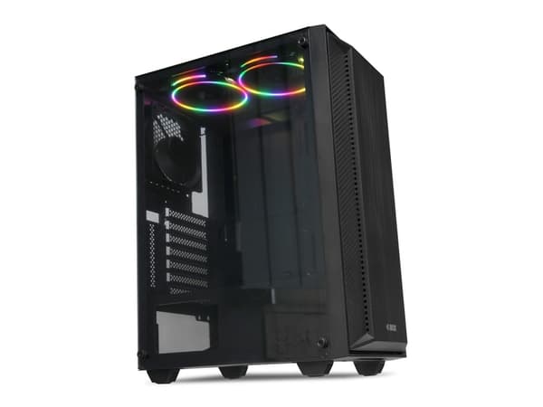 iBox CETUS 906, Midi Tower, PC, Sort, ATX, Micro ATX, Spilling, Multi