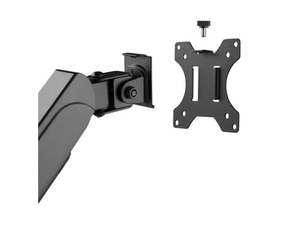 Value 17.99.1182, Klemmer, 18 kg, 43,2 cm (17"), 2,06 m (81"), 100 x 100 mm, Sort