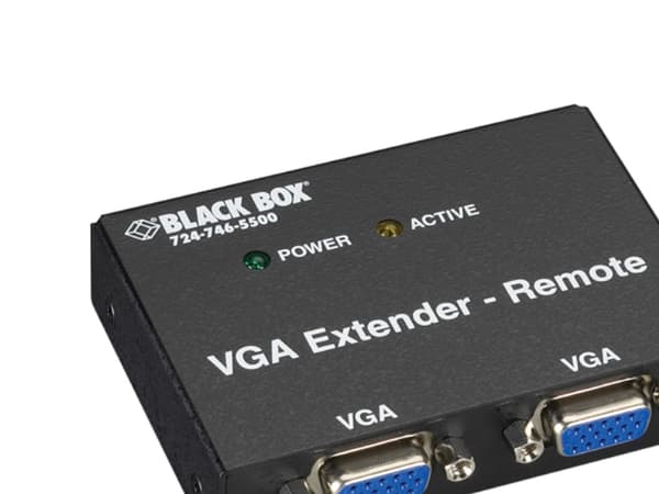 Black Box AC555A-REM-R2, 1024 x 768 pixlar, AV-mottagare, 152,4 m, Svart