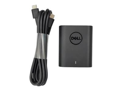 Dell - USB-C strömadapter - Galliumoxid (GaN), ultrakompakt formfaktor (USFF) - AC - 60 Watt - Europa - för Latitude 3140, 53XX, 54XX, 55XX, 73XX, 74