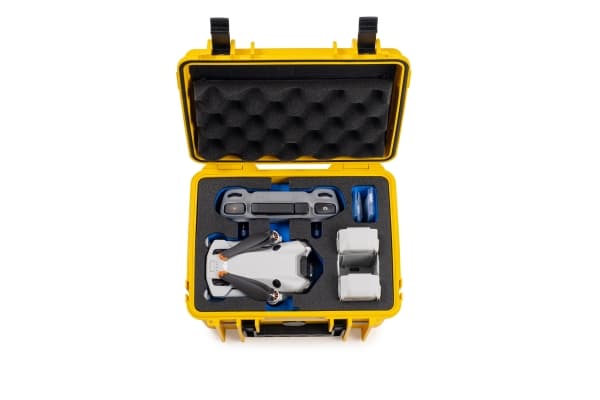 B&W Cases PP.66.Y.MINI4, Hårt fodral, Gul, Polypropylen (PP), Skum, Monokromatiskt, 6,6 l