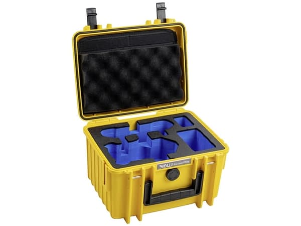 B&W Cases PP.66.Y.MINI4, Hårt fodral, Gul, Polypropylen (PP), Skum, Monokromatiskt, 6,6 l