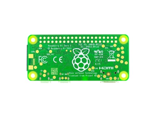 Raspberry Pi Zero 2 W - Enkeltbrettsdatamaskin - ARM A53 / 1 GHz - RAM 512 MB - 802.11b/g/n, Bluetooth 4.2