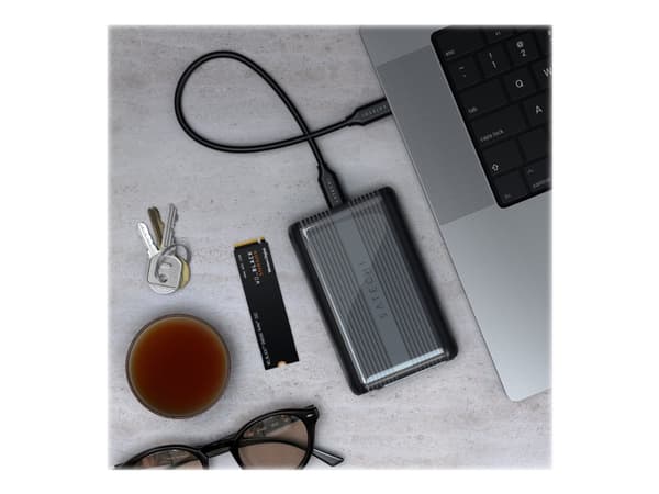 Satechi Pro - Tallennustietokanta - M.2 - PCIe 4.0 x4 (NVMe) - Thunderbolt 4, USB4
