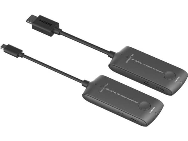 Vivolink VLUSBCEXT-WIRELESS, 20 m, Trådløs, Sort