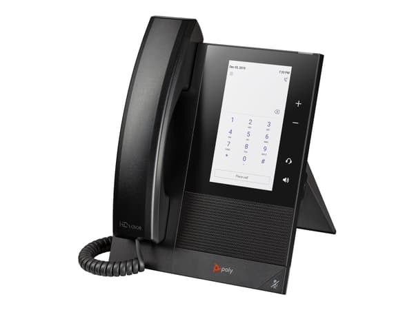 Poly CCX 400 - For Microsoft Teams - VoIP-telefon med anrops-ID/samtale venter - SIP, SDP - 24 linjer - svart