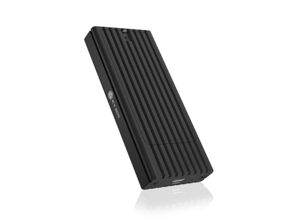 ICY BOX IB-1917M-C32 - Drevkabinett - M.2 - PCIe 3.0 x4 (NVMe) - USB 3.2 (Gen 2) - svart