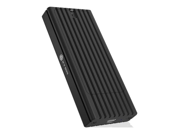 ICY BOX IB-1917M-C32 - Drevkabinett - M.2 - PCIe 3.0 x4 (NVMe) - USB 3.2 (Gen 2) - svart