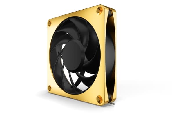 Alphacool 13856, Viftemodul, Plast, Sort, Gull, 4-pin, 40,2 dB, 100000 timer
