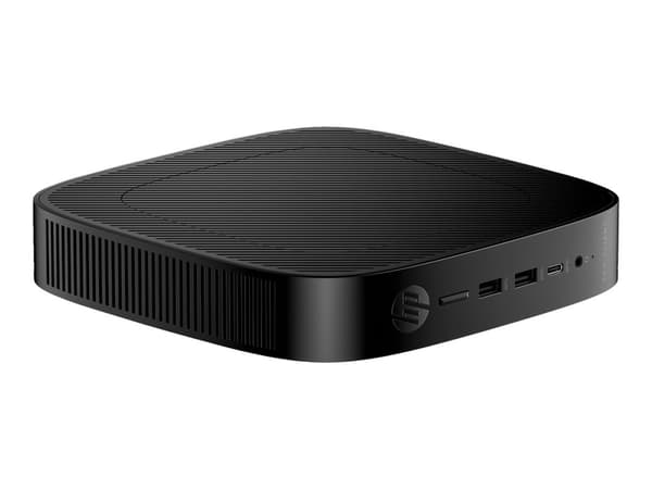 HP Pro t550 - Tunn klient - USFF 1 x Celeron J6412 / upp till 2.6 GHz - RAM 8 GB - flash 64 GB - eMMC - UHD Graphics - Gigabit Ethernet, Bluetooth 5.