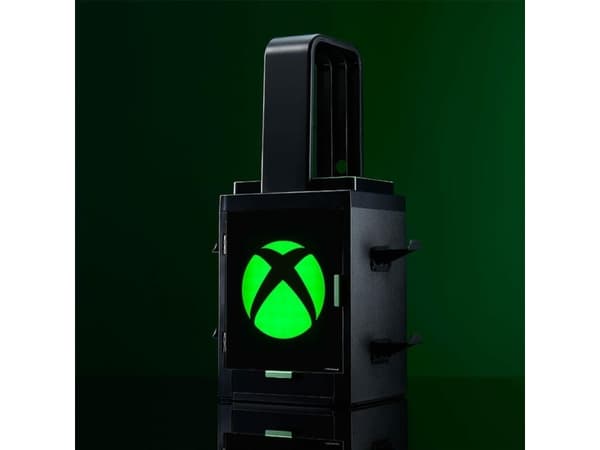 Numskull Games Official Xbox Gaming Locker, Spillplateholder, Xbox, Sort, Koblet med ledninger (ikke trådløs)