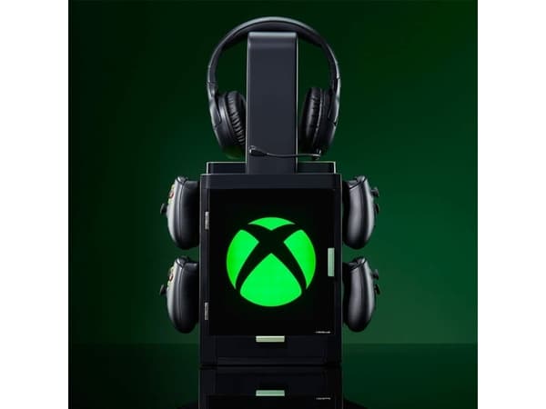 Numskull Games Official Xbox Gaming Locker, Spillplateholder, Xbox, Sort, Koblet med ledninger (ikke trådløs)