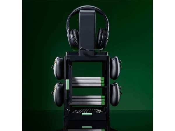 Numskull Games Official Xbox Gaming Locker, Spillplateholder, Xbox, Sort, Koblet med ledninger (ikke trådløs)