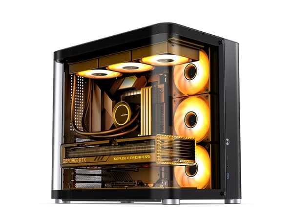 Jonsbo TK-2 2.0, Midi Tower, PC, Sort, ATX, ITX, Mini-ATX, Stål, Herdet glass, 16,5 cm